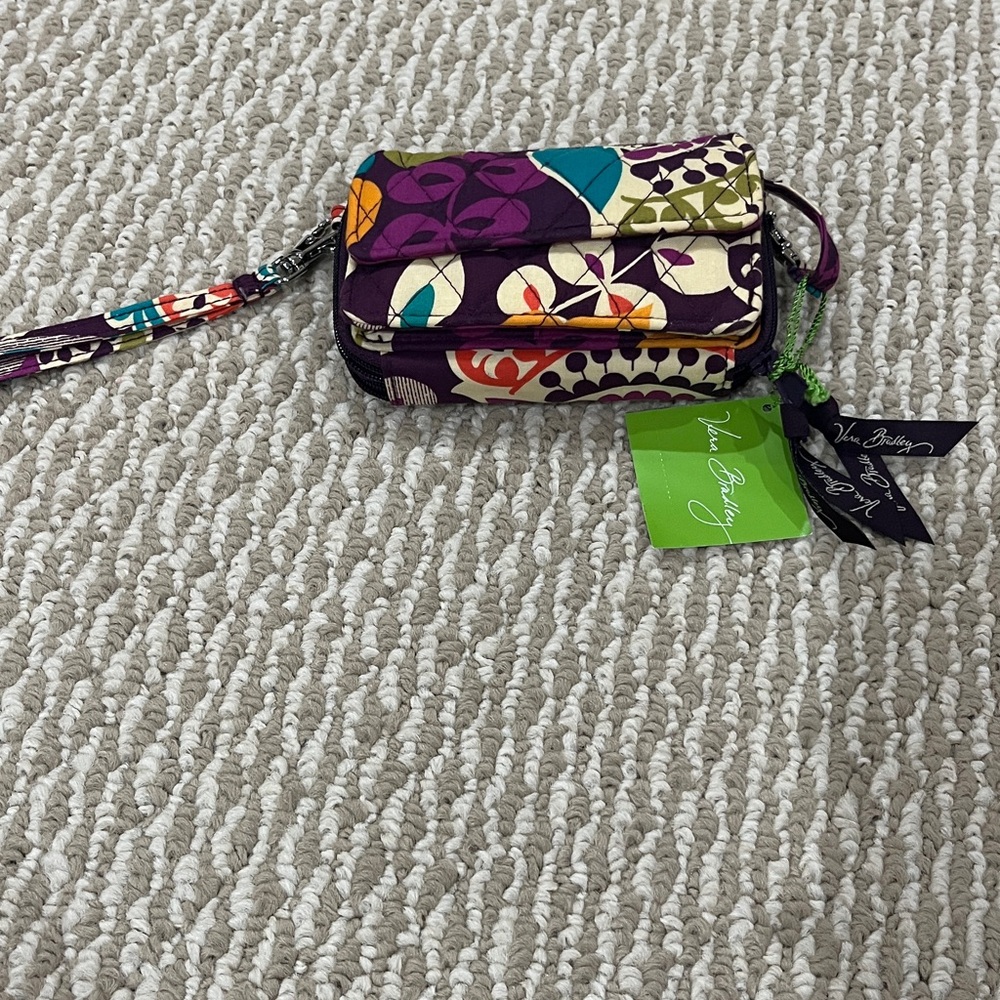 Vera Bradley Multicolor Floral Wristlet